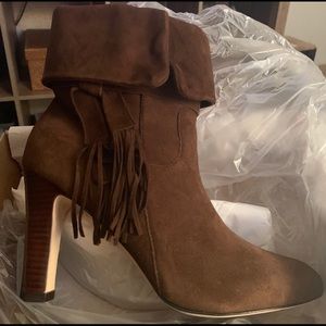 NEW JOHNSTON & MURPHY Keaton Brown Suede Boot 10